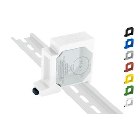 DIN Rail Mount / Adaptor Single for Zigbee Actuator DIN Rail Bracket (35 mm) (White (Prime))