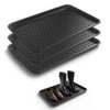 UHIAGREE Boot Trays for Entryway, Multifunctional Shoe Mat with Cleaning