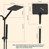 Hombeter High Pressure Rain Shower Head with Handheld Combo, 10