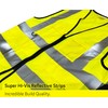 PeerBasics Safety Vest 10 Pack, Yellow, ANSI Class 2, Reflective,