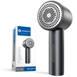 VASSON Fabric Shaver, Electric Lint Remover Rechargeable, Lint Shaver, Sweater Shavers to Remove Pilling, Sweater Defuzzer, Depillers for Clothes, Furniture (Dark Grey)