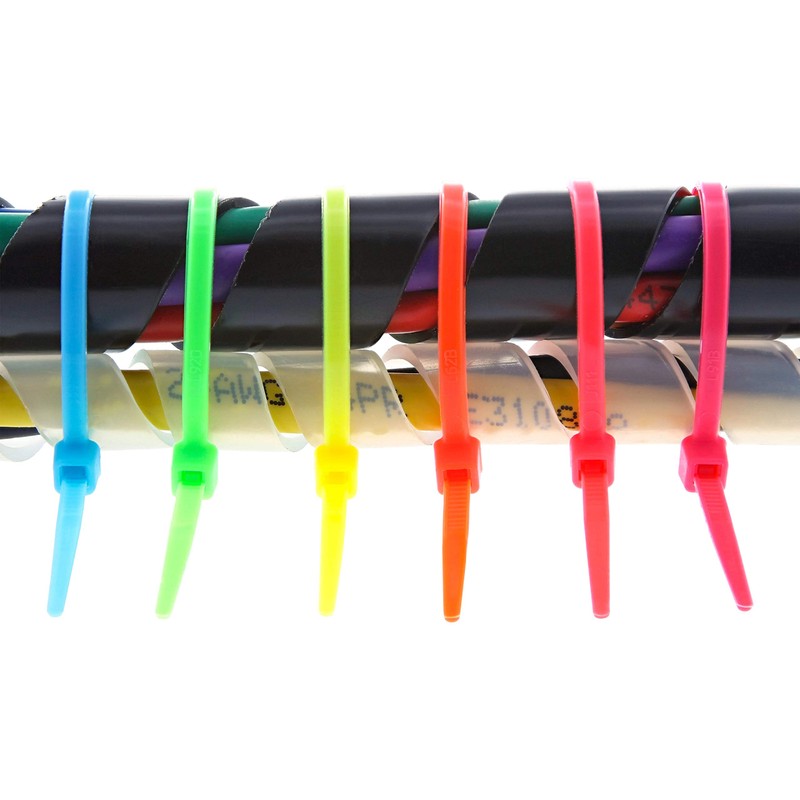 Secure 4 Inch Neon Green 18 lb Miniature Nylon Cable