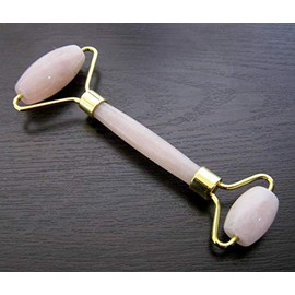 crystalmiracle Rose Quartz Facial Crystal Massage Roller Healing Women Gift Positive Energy Handcrafted Accessory