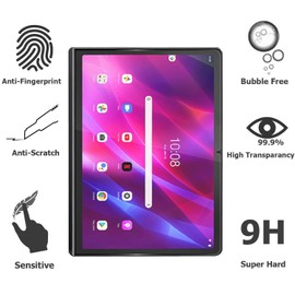 [2-Pack] EpicGadget Glass Screen Protector for Lenovo Tab P11 Plus 2021 TB-J607 / Tab P11 2020 (TB-J606F TB-J606X) - Tempered Glass Film/High Definition / 9H Hardness