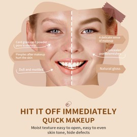 All Over Complexion Perfector Cream,Concealing Foundation Perfecting Crea/m,Long-Lasting Body Makeup for women,Evens Skin Toneand Light Foundatio,Face Body Cr/eam Full-effect Perfecting