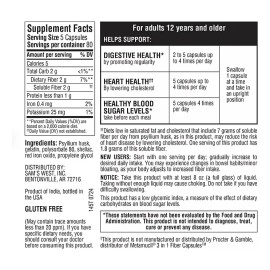 Fibra Cápsulas Salud Digestiva (400) Cáps Americano