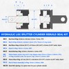 Replace for Hydraulic Log Splitter Cylinder Rebuild Seal Kit, Fit