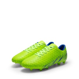 DREAM PAIRS Men's Mega-1 Firm Ground Soccer Cleats Shoes,Size 8,NEON/Green/Royal,MEGA-1