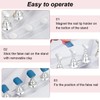 2 Sets Nail Stand Display, Magnetic Nail Tips Stand, Nail