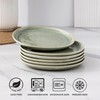 AmorArc Ceramic Plates Set of 6, 8.5 Inch Handmade Reactive