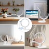 Transformable Circular Led Table lamp for Bedroom with Remote Control,