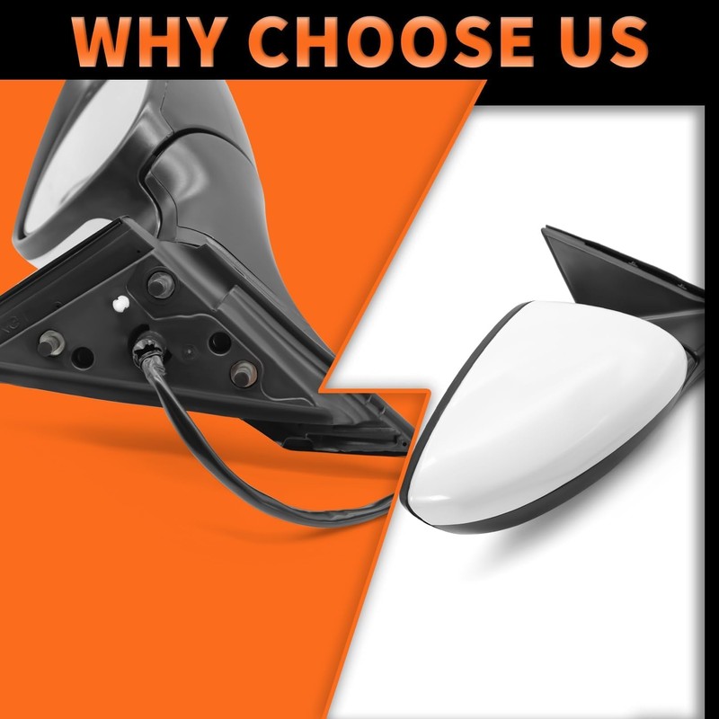 Aspaton Right Passenger Side Mirror Assembly Compatible with 2023-2025 Accord