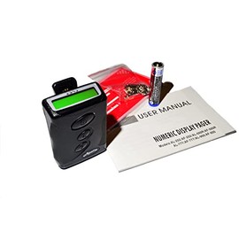 Apollo T2000 Black 1way Numeric Pager with 12 Months of Directpage Paging Service Included