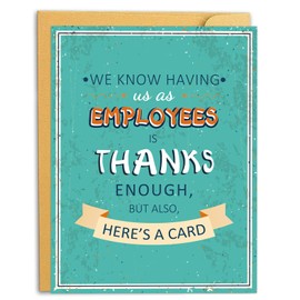 Jumbo Funny Boss's Day Card, Big Greeting Card for Boss, Hilarious Boss Birthday Card from Employee