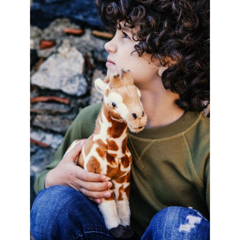 WWF 15195005 Plüsch Kollektion WWF14797 Plüsch-Giraffe, braun, 31 cm