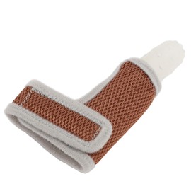 Mordedor de Silicona para Dedos, para Chupar el Pulgar, con Protuberancias de Masaje, Correa de Muñeca Ajustable, a Partir de 3 Meses (WHITE)