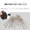 Kimlonton Mini Twist Drill Bits Small Diameter Drill 0.5mm~2.0mm 12-Piece
