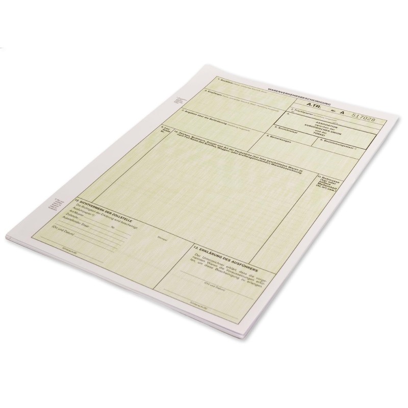 mashpaper A.TR. ATR Traffic Certificate Form for Laser Printers Choice