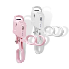 ShinkoQ Hot Viewer, Eyelash Curler, Eyelash Curler, 3 Temperature Adjustment, 10 Seconds Rapid Preheating, Long Time Keep, Pinching Type, Burns Prevention, Automatic Power Off, USB Type-C,