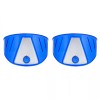 United Pacific C2001B Blue 7" Headlight Visor – Pack of