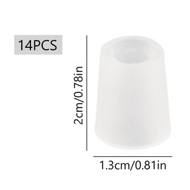 GroveEss 14 Pcs Toe Protectors,Soft Little Toe Sleeves Guards,Reusable Small Toe Caps for Ingrown Toenails Preventing Calluses Hammer Toes Corns Blisters