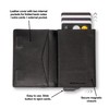 Stealth Wallet Minimalist Slim Lightweight Pop Up Card Holder, Black