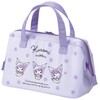 Skater Lunch Bag, Insulated Clasp Pouch, Women's, Sanrio, Kuromi, Watercolor