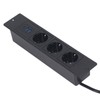 Recessed Power Strip 3xOutlets 2xUSB A 1xUSB C PD20W Ports