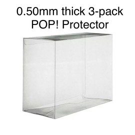 Funko 5 SCRATCH & UV RESISTANT .50mm Funko Pop! 3-Pack Box Protector READ SIZE BELOW!