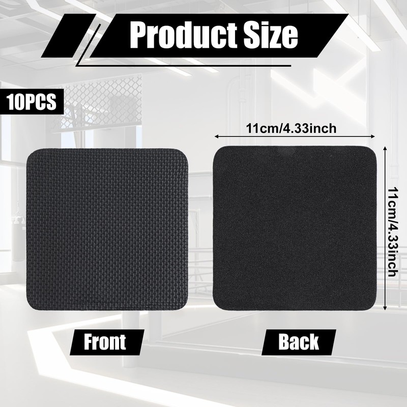 BOHUIZ Pack of 10 Grip Pads, Weight Training, Neoprene Grip