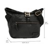 Gusti Auna Leather Shoulder Bag Black Leather, black