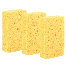 DOUQIFEI Cleaning Sponges, 3 Pack Enduring Dishwashing Sponges with High Absorption and Foam, Non Scratch Kitchen Scrubbers for Dishes, Pots, Household Use