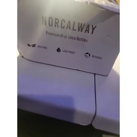 Unbranded Premium 4oz Juice Bottles 8 count