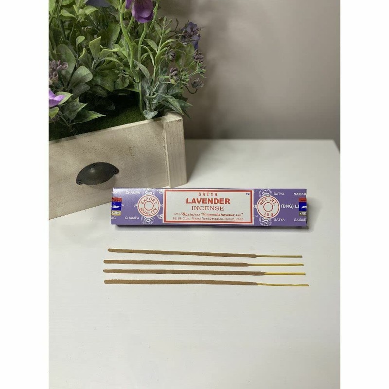 Incense Sticks Satya Incense, 12 Boxes, 180 g (Lavender)