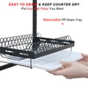 Hanging Dish Drying Rack, Wall Mounted Dish Rack Kitchen, 2