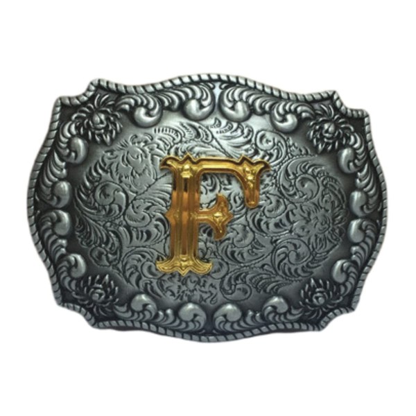 COOLLA Belt Buckle for Men- Initial Letters ABCDEFG to Z