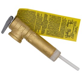 Supplying Demand SP12575B Water Heater Temperature and Pressure Relief Valve 3/4 in. NPT Inlet, 3/4 in. NPT Outlet, 105,000 BTU/HR
