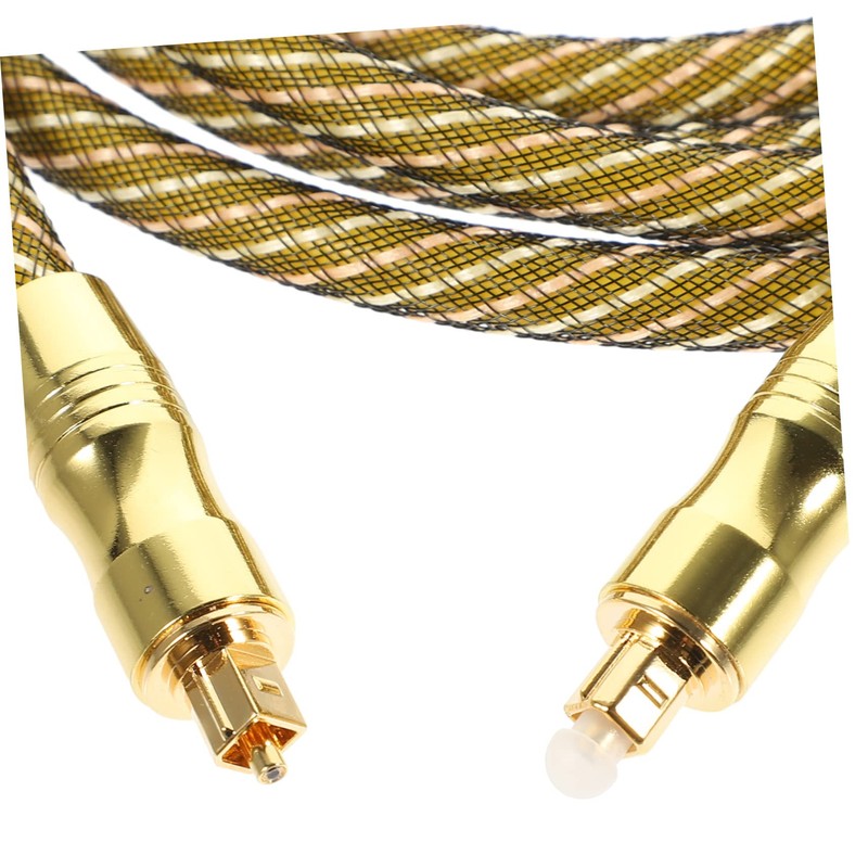 CAXUSD 2m Optical Audio Cable Male to Male -fi Sound