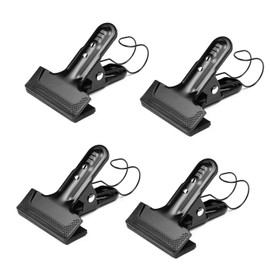 KAGYOKU Backdrop Spring Clamps With Hook- 4 Pack of 4" Heavy Duty Clips for Photography Background Stands, Woodworking & Home Improvement Projects | KAGYOKU