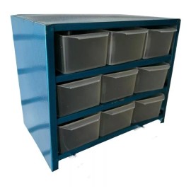 Exhivit Anaquel Visible Metalico Organizador, C/9 Gavetas #20