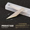 EHDIS Precision Craft Hobby Knife Blades # 11 Titanium Coated