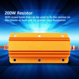 RX24 200W 4Ohm 4R Aluminum Housed Wirewound Resistors Industrial Eletrical Chassis Mounted Resistor rx24 200w 2ohm 2r aluminum housed wirewound resistors 4 ohm resistor
