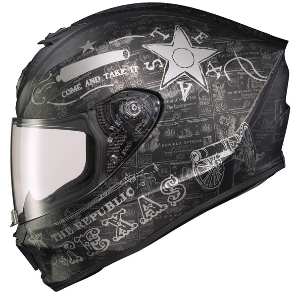 ScorpionEXO R420 Full Face Motorcycle Helmet with Bluetooth Ready Speaker