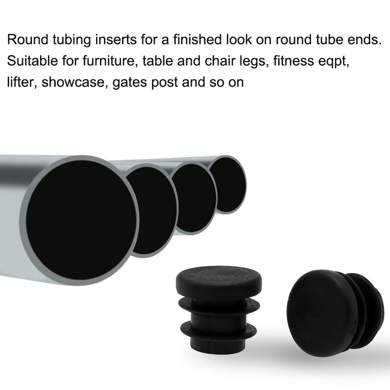 40x Rubber Furniture Feet Ferrule Caps Stoppers - Ideal for