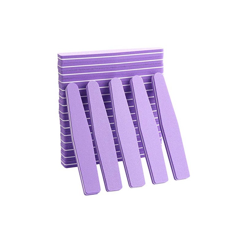 20 limas de bloque de uñas lavables, de doble cara,