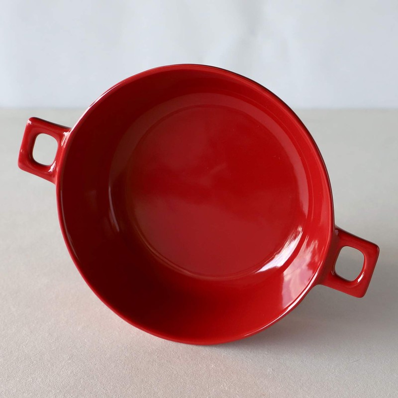 HINATA ヒナタ Round Handle Gratin Dish RD T-932179