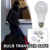 1pc White Light Bulb Safe Box Secret Light Bulb,Storage Realistic