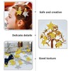 100pcs Star Foam Stickers for Children, Glitter Gold Silver Star
