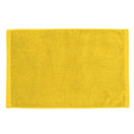 ELEGANI Premium Velour Hand Face Sports Towel 16"x26" Yellow
