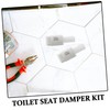 COHEALI 2pcs Toilet Seat Damper Kit Silent Closing Hinge Cushioning